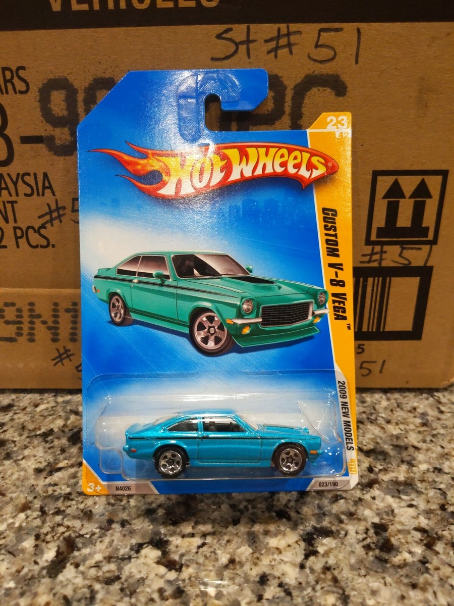 Hot Wheels CUSTOM V-8 VEGA - 2009 New Models #23 - MetallicTeal