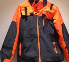 Spyder Boys Tordillo Snowboard Jacket 10 Linear Emboss Ebony