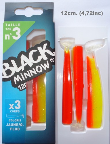 Fiiish Noir Minnow №3 12 Cm. Pêche, Appâts Véritables,Gummifisch,Truite, - Photo 27/47