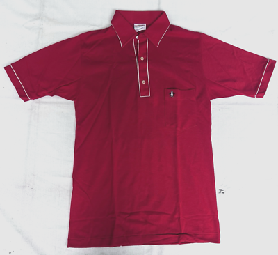 その他 MR Vtg 70's Munsingwear Shirt M Red Grand Slam Polo Penguin Grandpa