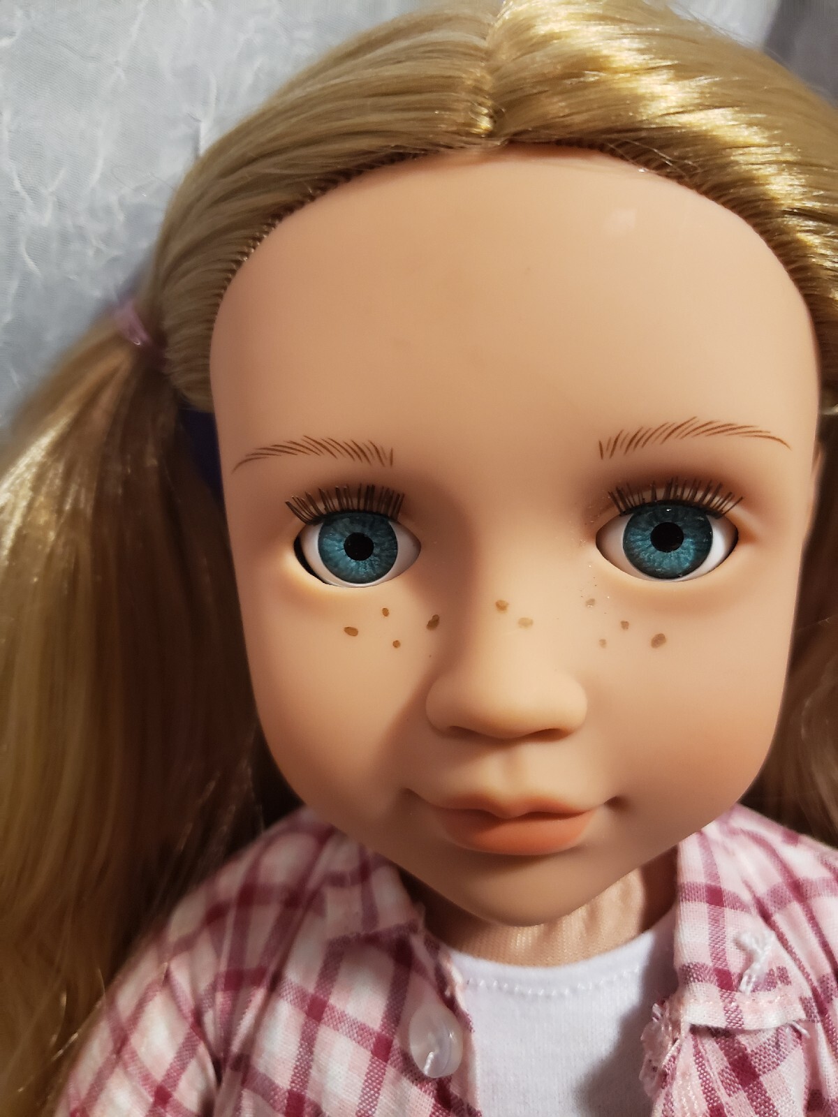 OUR GENERATION SHANNON POSABLE 18" CAMPING DOLL W/CLOTHES IN EUC
