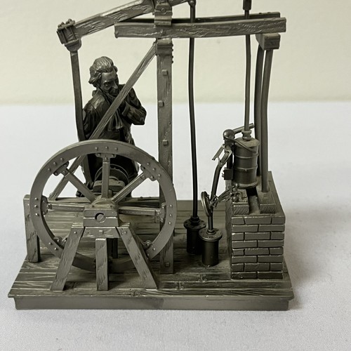 1978 Franklin Mint Deutsches Museum Pewter James Watt 1736-1819 Figurine - Picture 3 of 9
