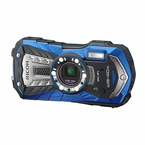 RICOH waterproof digital camera RICOH WG-40W Blue Waterproof 14 m 