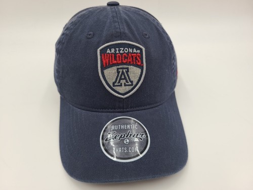 University of Arizona Wildcats Zephyr Strapback Adjustable Hat Cap Men NCAA Blue