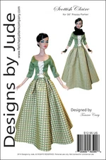 Outlander Scottish Claire Dress Doll Clothes Sewing Pattern 16" Poppy Integrity