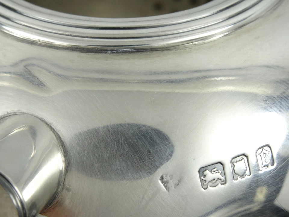 ANTIGUO c. 1860 Holanda Aldwinckle & Slater PARA TIFFANY & Co JUEGO DE TÉ ESTERLINA Foto 2 de 4