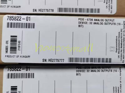 1PC NEW NI ANALOG OUTPUT DEVICE PCIE-6738 785822-01