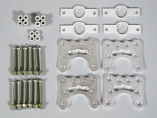 Aluminum F&R Axle Link Suspension Mount Plate Tamiya 1/10 Clodbuster Bullhead