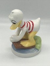 DONALD DUCK Bisque Figurine WALT DISNEY 3.5" Made In USA Free Shipping!