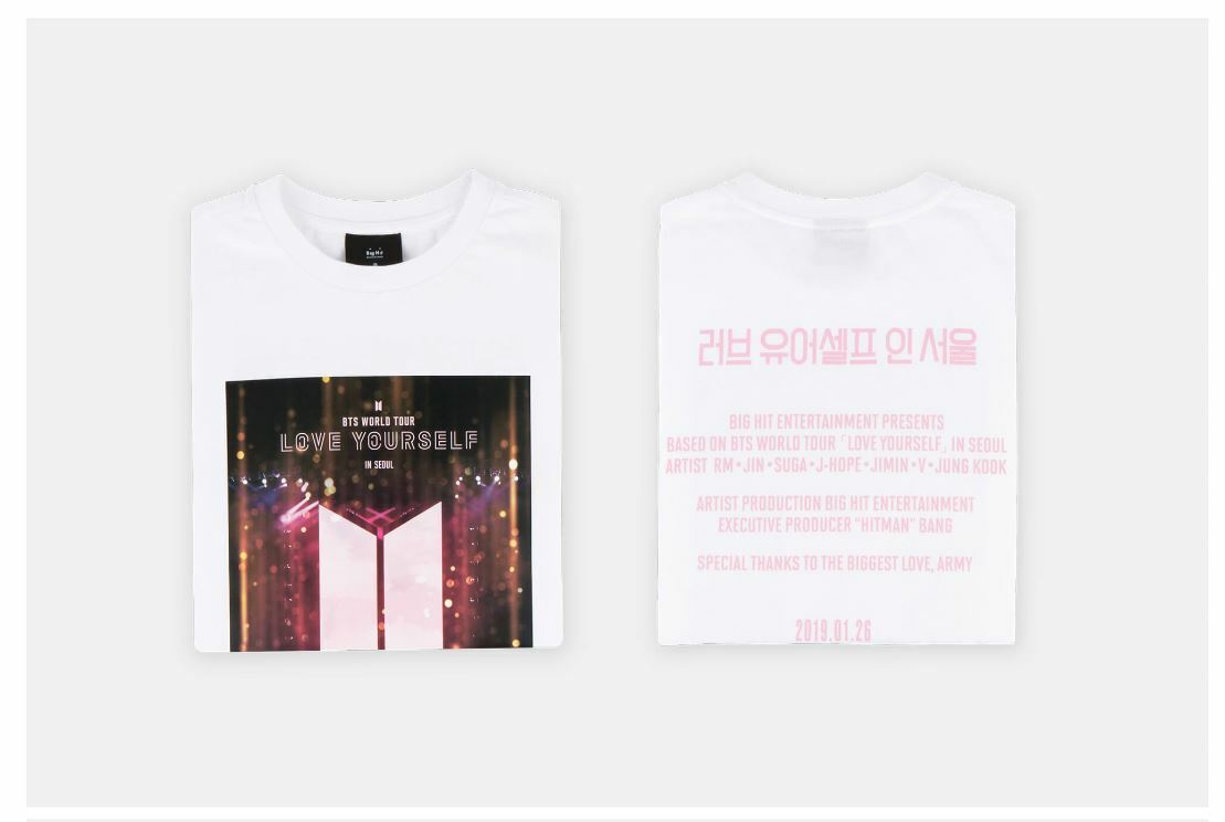 ソウル限定 BTS Love Yourself in Soul上映映画Tシャツ ソウル限定 BTS Love Yourself in Soul上映映画Tシャツ BTS