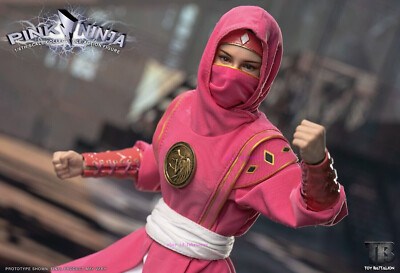 TOYS BATTALION 1/6 TB018 Pink Ninja Action Figure Model In Stock