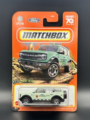 Matchbox 2021 Ford Bronco National Parks 25/100 Collector Diecast  NEW 