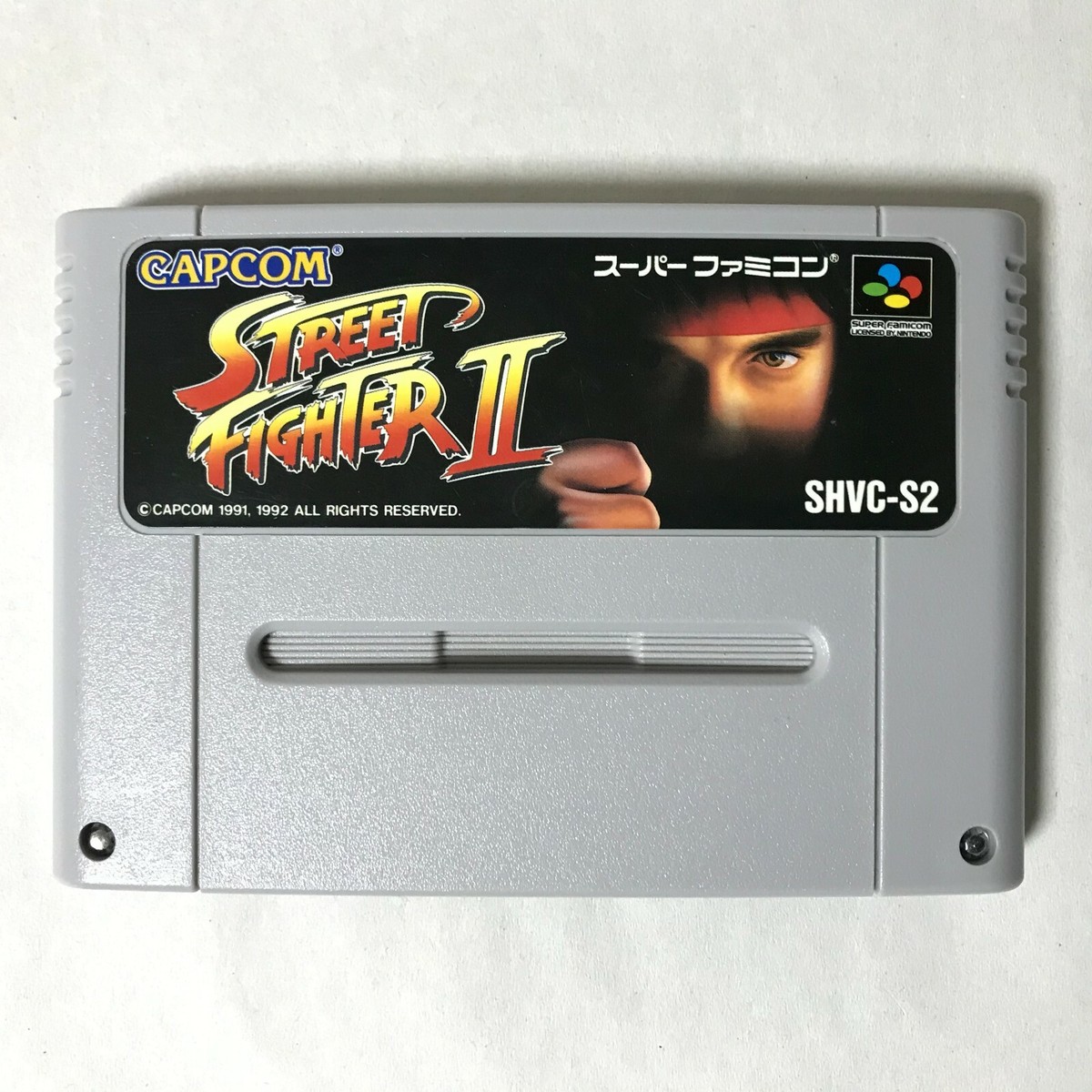 Super Street Fighter II - Super Famicom, Version Japonaise NTSC-J, Très Bon état, Testé Fonctionnel