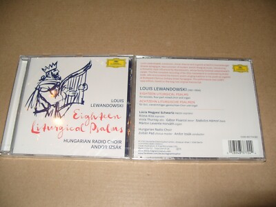 Hungarian Radio Choir Andor Izsk Lewandowski 18 Liturgical Psalms cd New &Sea(K)