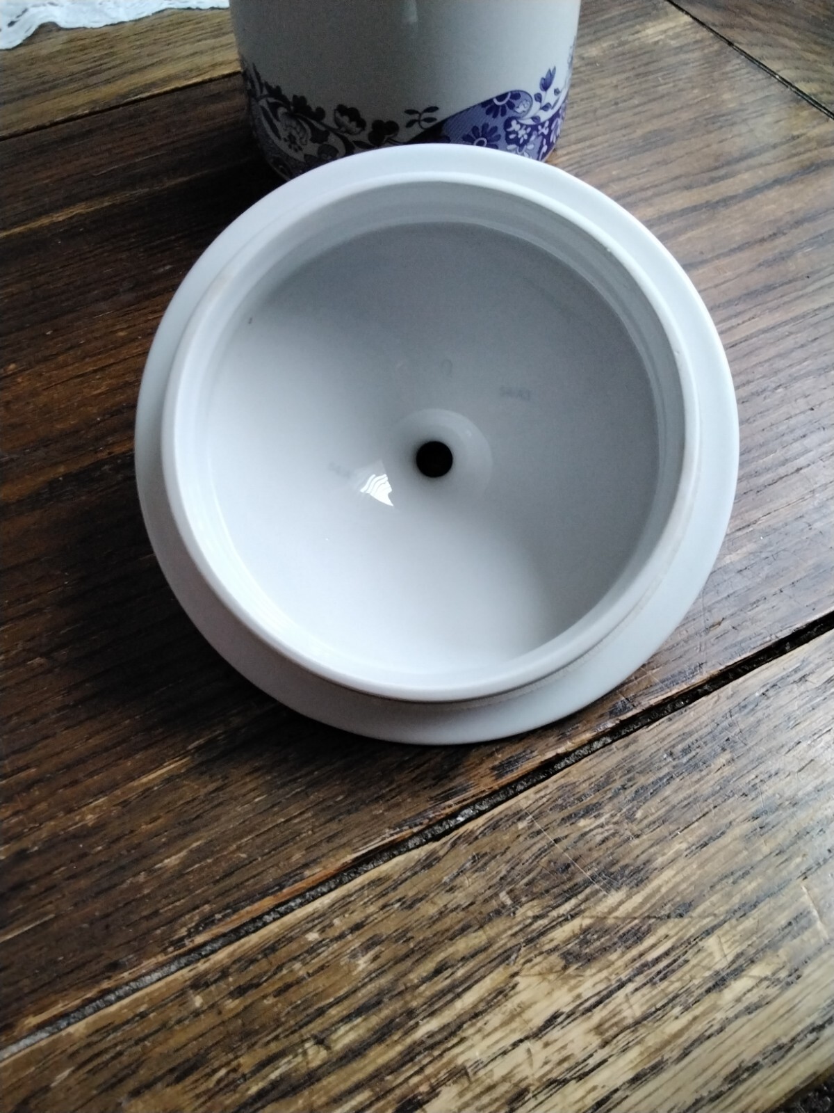 Preowned Spode Blue Italian Design Tall Spaghetti Jar. eBay