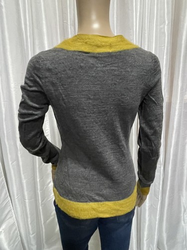 Vintage CHARLIE & ROBIN 100% wool V-neck cardigan - Picture 4 of 5