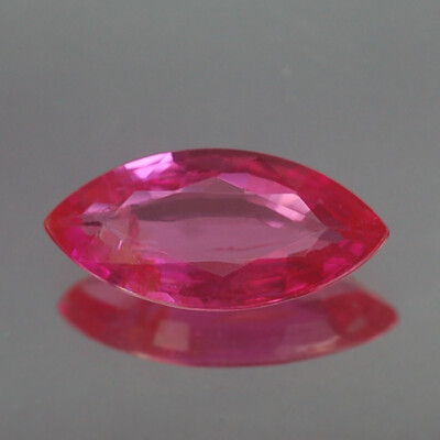 1.12CT CHARMIMG AA UNHEATED MARQUISE PINKISH RED RUBY NATURAL