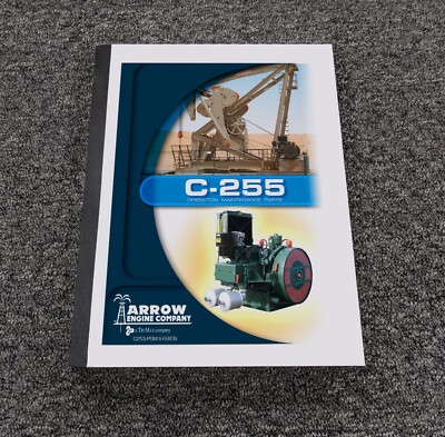 ARROW C255 C-255 Parts Catalog Operator Maintenance Manual Book