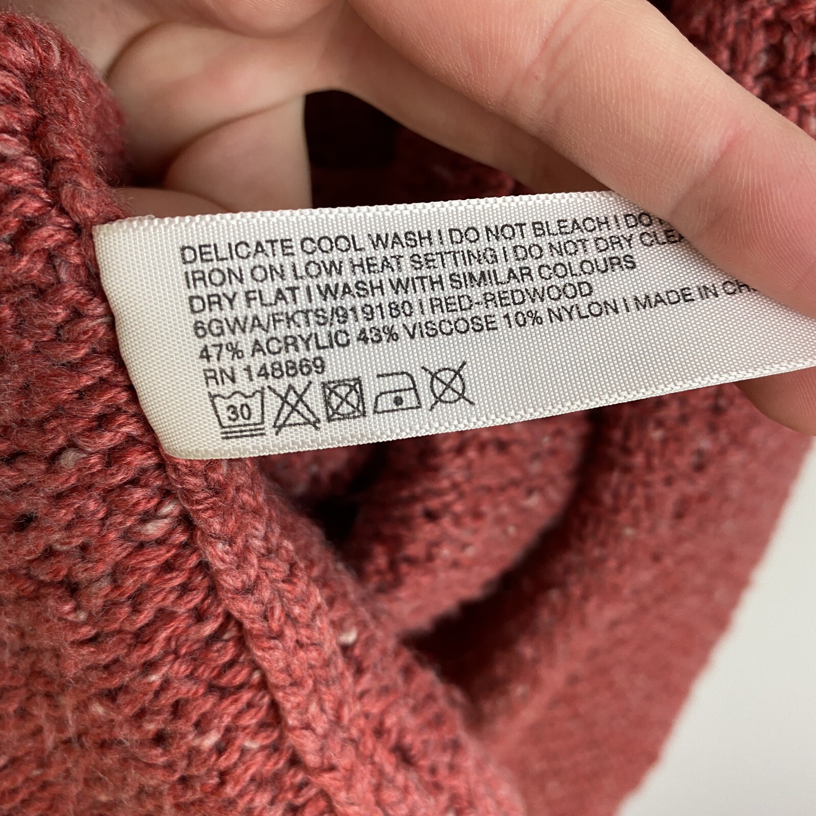 Sweater Cardigan Cable Knit Red Duster 