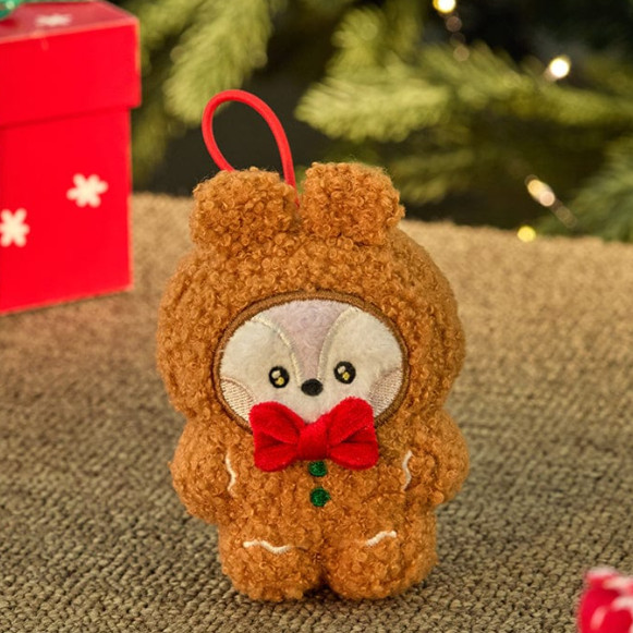 BT21 mini minini pequeño adorno navideño muñeca llavero oficial K-POP productos