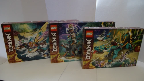 Lego 71746 + 71747 + 71748 Ninjago - Keepers Village + Katamaran + Dragon - NEU
