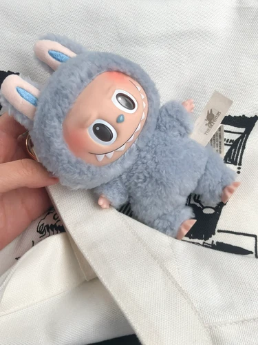 POP MART LABUBU-The Monster-Macaron-Plush Doll Figure Blind Box-Sea Salt Coconut - Picture 6 of 14