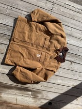 Carhartt C003 BRN Arctic Wear Traditional Coat Tan Brown XXLTall Corduroy Collar