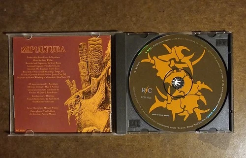 Sepultura - Arise CD Album 1991 Roadrunner RCD 9328 Death Metal Jewel Case image 3