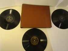 78 RPM RECORD HOLDER BOOK HOLDS 12 RECORDS GOOD CONDITION  78'S VG