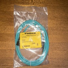 TURCK RJ45 RJ45 840-2M, ETHERNET CABLE ASSEMBLY, U7374-2, NEW