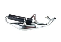 Auspuff Tecnigas Q-TRE Peugeot Liegend Chrom