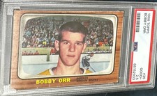 1966 Topps #35 Bobby Orr Rookie Card PSA 2.5 Nicer! Well Centered!