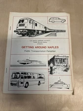 Getting Around Naples Flordia U S Naval Pamphlet 1980’s