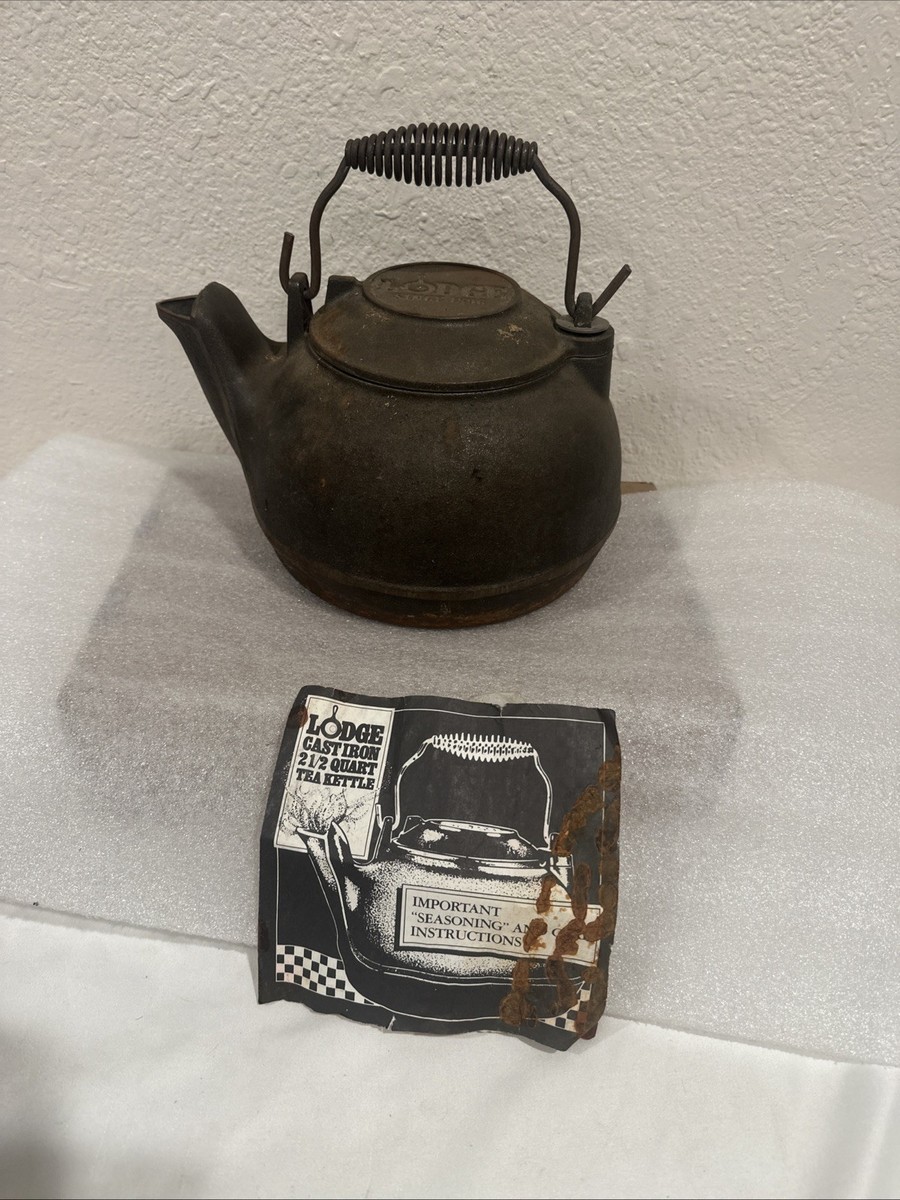 LODGE Cast Iron Tea Kettle 2TK2 / ヴィンテージ 鋳鉄製 ケトル 薪