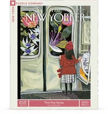Next Stop Spring The New Yorker 500 Piece Jigsaw Puzzle NYPC New