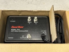 Channel Master ~ Model 7644 ~ UHF Agile Modulator ~ 117 VAC ~ 60 Hz ~ 5w