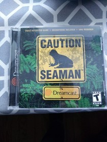 Sega Dreamcast 2000 Seaman Complete in Box Video Game with Extras