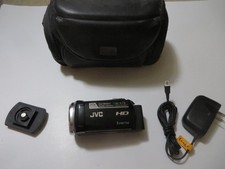 JVC Everio Camcorder GZ-HM320BU with Accessories Working AS-IS