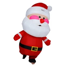 Inflatable Costume Santa Claus Outfit Adult Full Body Cosplay Christmas Party