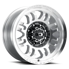 20" Vision 409 Inferno Milled Machine Face 8x6.5 Wheel 12mm For Chevy GMC Ram