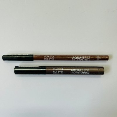 MAKE UP FOR EVER AquaResist Smoky Shadow Eye Stick 13 CINDER+ Eyeliner 10 SIENNA