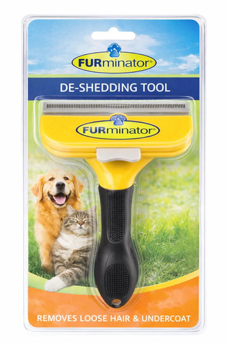 FURminator DeShedding Tool for Large Dogs Short Hair 51-90 lbs – 4" Edge
