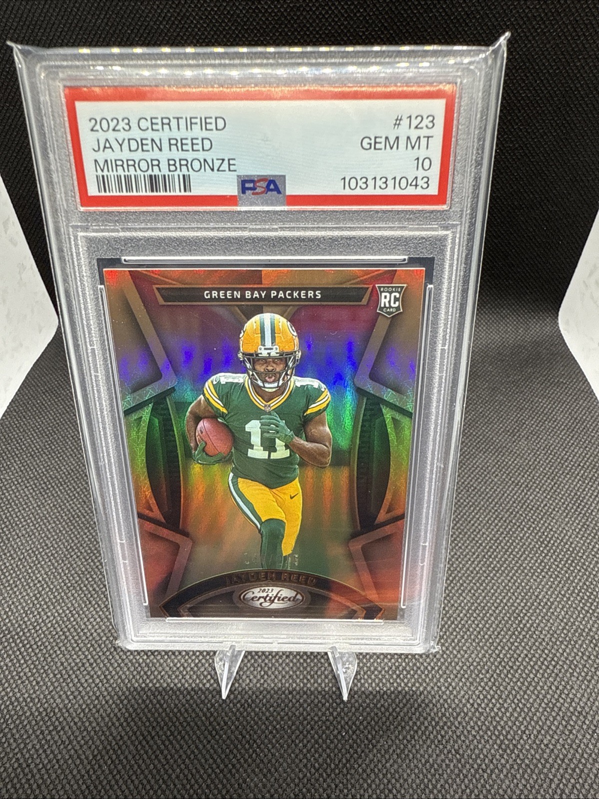 2023 Panini Certified - Rookies Jayden Reed #123 Mirror /325 (RC)