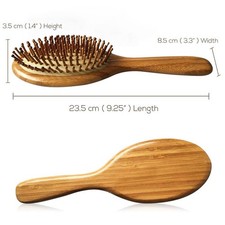 Air Cushion Comb With Bamboo Hair Brush For Scalp Massage Anti-static No WPQO