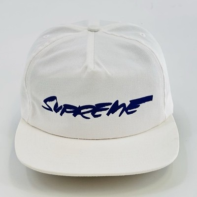 SUPREME FUTURA LOGO 5-PANEL HAT WHITE, FW20 WEEK 1 SUPREME USA One Size