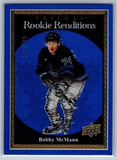 2023 Trilogy Bobby McMann Rookie Renditions Blue /499 #RR-25 Maple Leafs