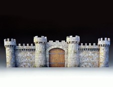 KING  COUNTRY DIORAMA SERIES SP130 CASTLE FACADE BACKDROP