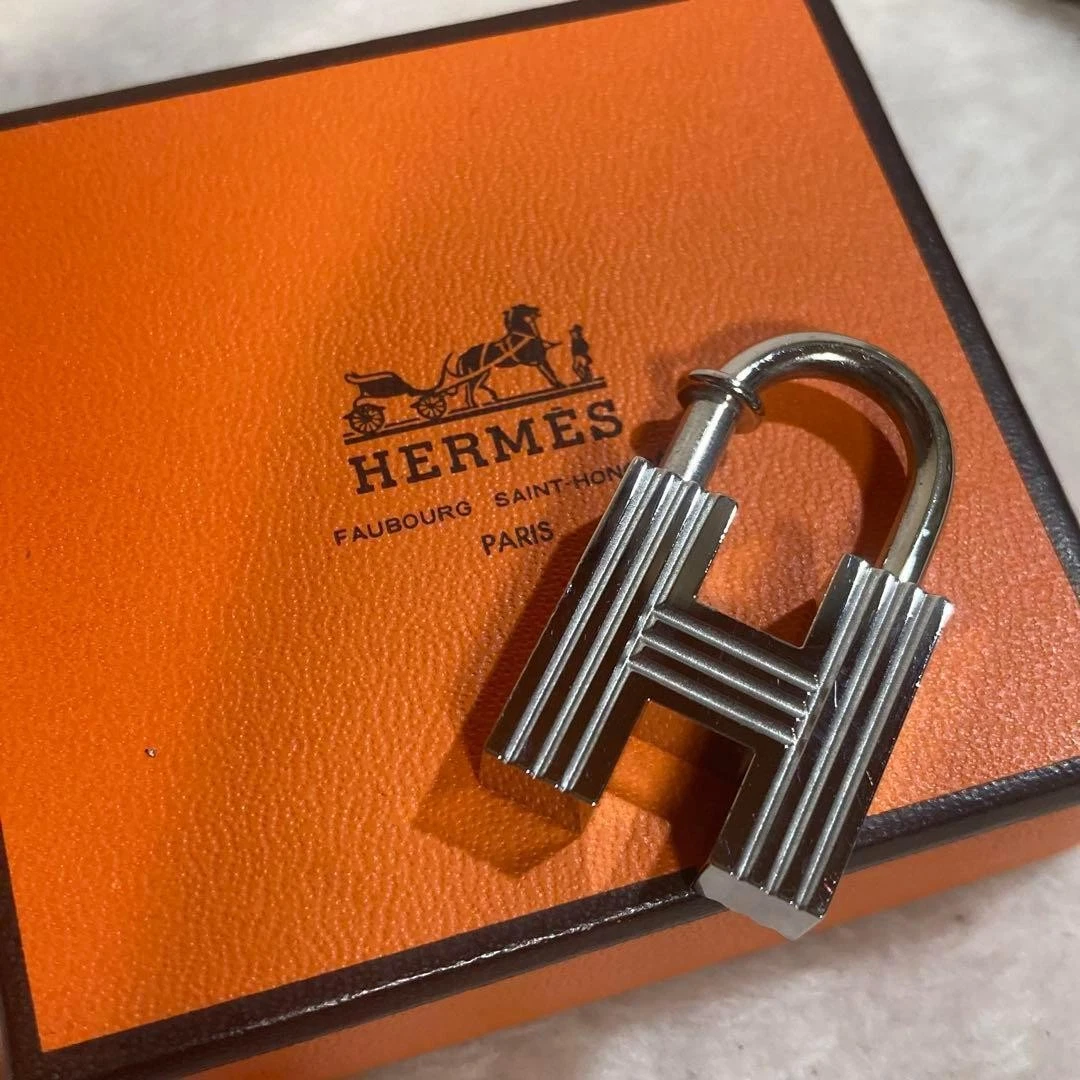 HERMÈS HERMES Portachiavi Charm Argento Edizione Limitata Design Elegante