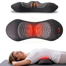 3 In 1 Electric Lumbar Support Pillow Smooth Spine Triple Fusion Back Massager