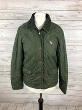 JACK WILLS Quilted Jacket - UK8 - Green - Great Condition - Women’s